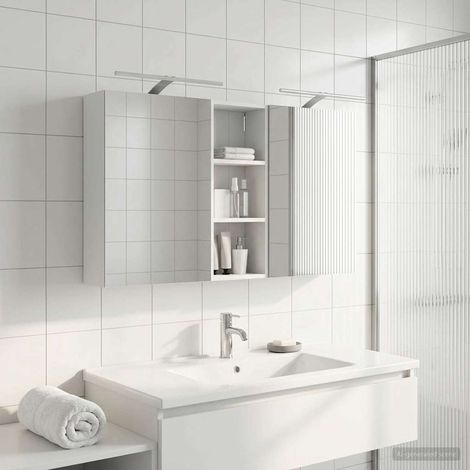vidaXL Ensemble de Meubles de Salle de Bain 3 pcs 130 x 14,5 x 70 cm