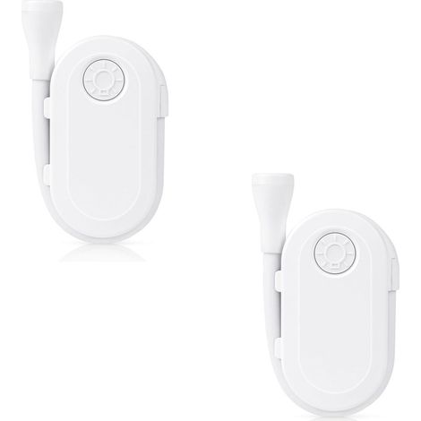 Lampara De Lectura Con Pinza - Cuello Flexible 360° - Luz Ajustable En 3 Tonos - Recargable Por USB-C - Para Escritorio Viaje Estudio - Blanca (1/5)