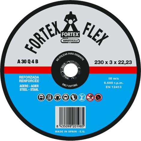 A30Q4B FORTEX-FLEX C.HIERRO A30Q4B FORTEX-FLEX 230X3X22