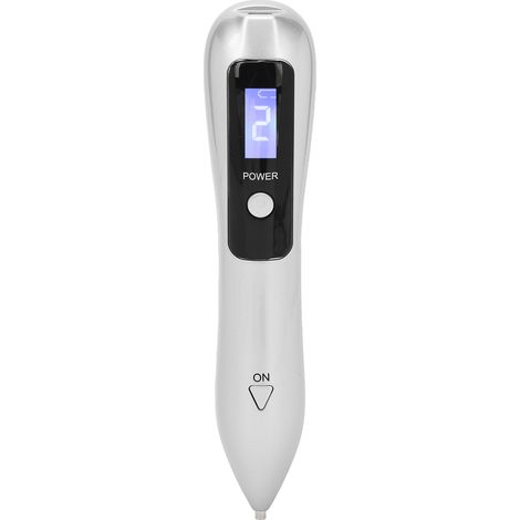 Stylo laser portable USB pour éliminer les grains de beauté, 800 mAh, argent (1/5)