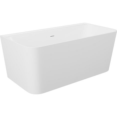 Vasca da bagno rettangolare freestanding - 150 x 75 x 60 cm - Acrilico - Bianco lucido - 216 L - ATESA