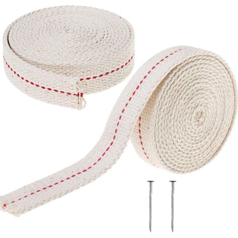 Mèche plate 2 rouleaux pour lampe à huile (1/5)