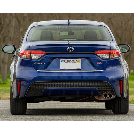 Rivestimento cromato 3M per portellone del bagagliaio della Toyota Corolla E21 (1/5)