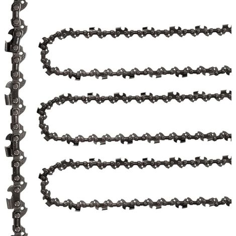Chaînes de Tronçonneuse, 3PCS Chaîne Tronçonneuse 12", 45 Liens D'entraînement, Guide-Chaîne Huilepas de la Chaîne 3/8", Chaîne de Scie pour les Plaque Guides de Tronçonneuse 30 cm