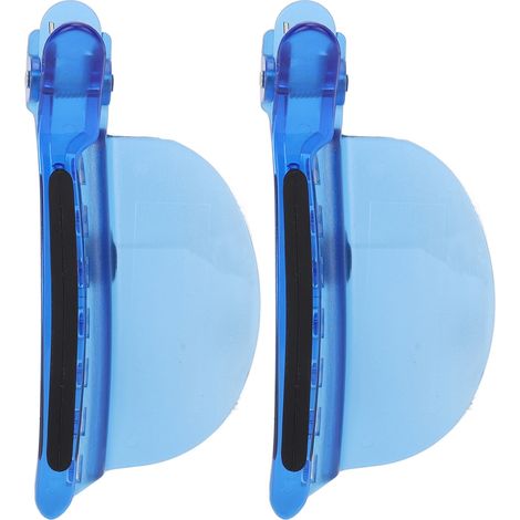 Lot de 2 Pinces de Sectionnement Bleues, Résistantes à la Chaleur, Séparateur Rapide pour Extensions de Cheveux et Mèches (1/5)