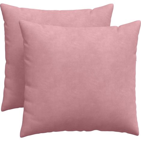 Maison Exclusive - Cuscini da Divano 2 pcs Rosa 50 x 50 cm Tessuto in Cords