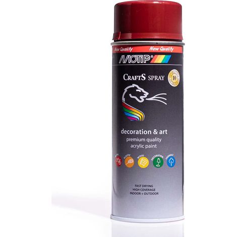 Pintura acrílica en aerosol RAL 3005 Rojo 400ml ARTESANÍA (1/5)