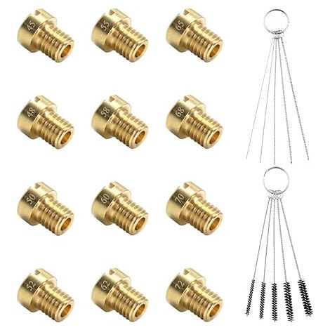 M5 Gicleur Carburateur 5mm Jet Principal de Carburateur Kit de Gicleur Principal de carburateur 45 48 50 52 55 58 60 62 65 68 70 72 Carburateur-Dellorto PHBG PHVA (1/5)