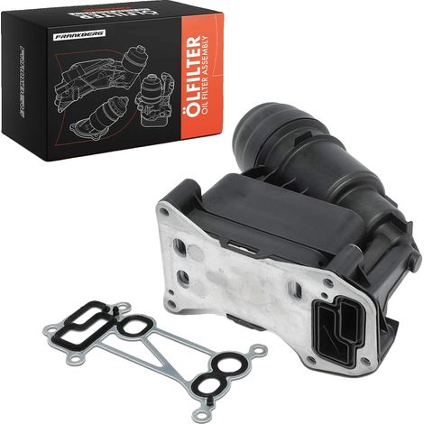 Carcasa del filtro de aceite, altura 18,5 mm, diámetro exterior 28,5 mm, compatible con vehículos europeos, número de pieza intercambiable 7800066, 11427800066 (1/5)