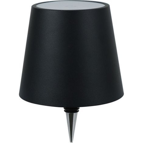 Ambient LED-Schreibtischlampe mit Ladegerät und Flaschenstecker – Schwarz (1/5)
