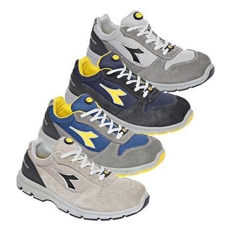 Scarpe antinfortunistiche Run II Textile ESD LOW-Grigio-35Gris - 35
