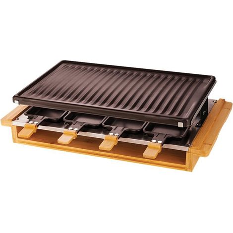 Appareil à raclette 8 personnes 1200w bois - Little Balance - 8501