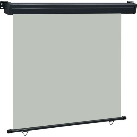 Tenda da sole laterale retrattile/schermo privacy per patio giardino terrazza balcone 170 x 250 cm grigio 020007026