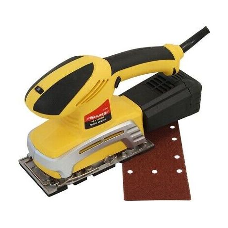 HEAVY DUTY 220W 90X187MM ELECTRIC DETAIL PALM SANDER ORBITAL SHEET CT3997 (1/3)