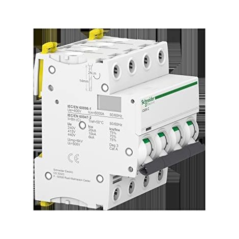 Leistungsschalter Schneider Electric ic60n 25A 4P 6000A