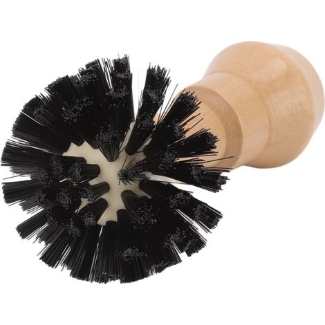 Brosse de nettoyage pour porte-filtre, brosse de nettoyage professionnelle portable pour tasseur à café avec manche en bois, outil de cuisine 58 mm/2,28 pouces