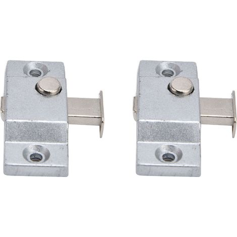 Lot de 2 verrous de sécurité antivol pour portes et fenêtres pliantes, en acier inoxydable. (1/5)