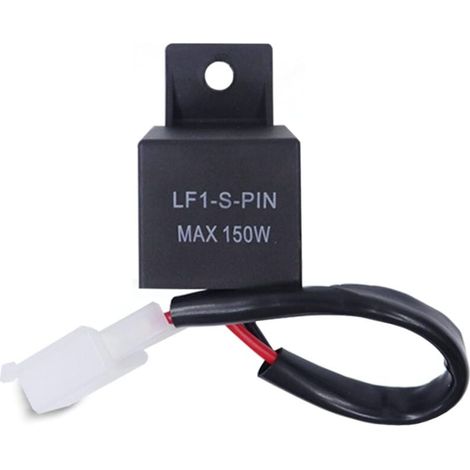 Relais Flash LED pour moto 12 V, 2 broches LF1-S-PIN Max 150W, lumière centrale 12 volts, relais de voiture (1/5)