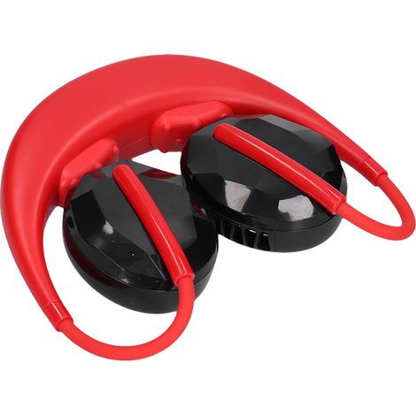 Ventilateur de cou suspendu, portable, multifonction, sans pales, pour massage et aromathérapie, idéal pour la maison et l'extérieur, rouge, 5,8 cm (2,3 pouces).