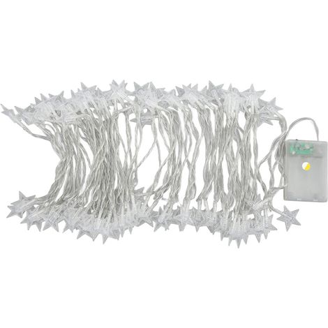 10 m lange, wasserdichte LED-Lichterkette, batteriebetrieben (3–4,5 V) mit 2 Modi für den Außenbereich (1/5)