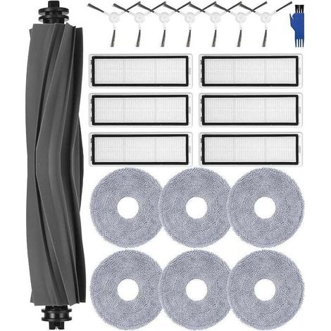 Zubehörset für Dreame L10s Ultra, XU, L10 Ultra Staubsauger, 1 Hauptbürste, 6 HEPA-Filter, 6 Tücher, 7 Seitenbürsten - KZQ (1/4)