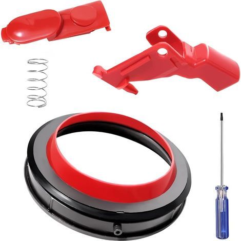Replacement part for Dyson V11 vacuum cleaner accessories: Fixed sealing ring + clip-on locking buttons + reinforced trigger switch button + screwdriver (1/4)