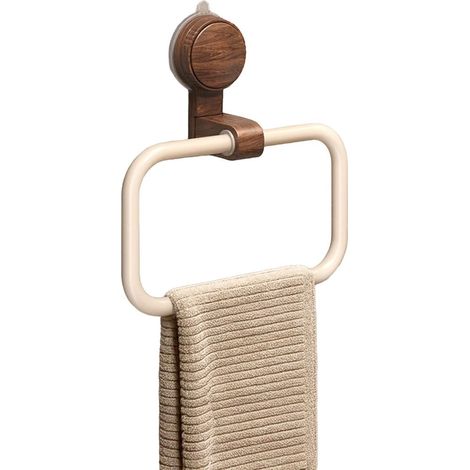 Este toallero de pared cuenta con ventosa, gran capacidad de carga y fácil instalación. Es ideal para baños. (1/5)