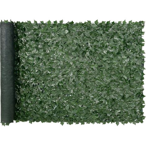 Haie Artificielle 150x300 cm Brise Vue Clôture de Lierre Artificiel Intimité Support en Tissu Maillé et Joint Renforcé Déco Fausses Feuilles pour Jardin, Extérieur, Cour, Balcon, Terrasse, Patio (1/5)