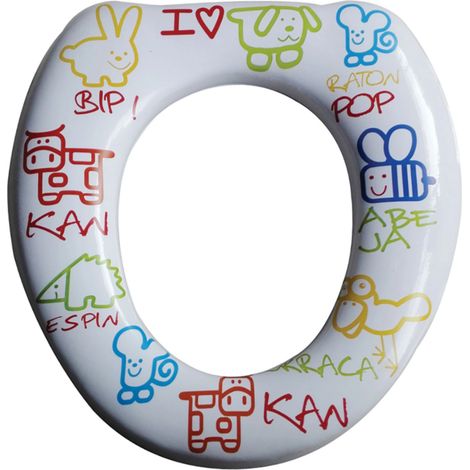 Schläfer 4630105 Sedile Wc per Bambini in Gomma Morbida, Riduttore Water Universale per Bambini, Copriwater Tavoletta Wc Bambini Portatile (1/5)