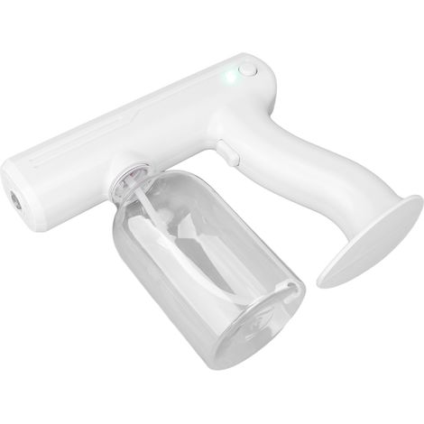 Brumisateur Nanomètre Lumière Bleue Soin Capillaire Hydratant Rechargeable USB Pistolet Pulvérisateur Nettoyant 800ml (1/5)
