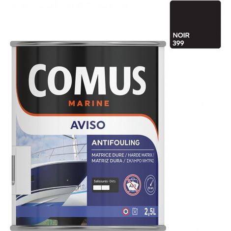 AVISO NB NOIR 2,5 L - Peinture antifouling à matrice dure pour bateaux rapides - COMUS MARINE (1/2)