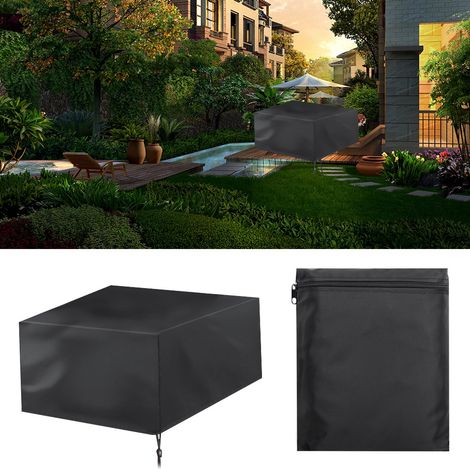 Telo di copertura per tavolo e sedie da giardino – tessuto Oxford impermeabile – parasole – dimensioni 213x132x74 cm