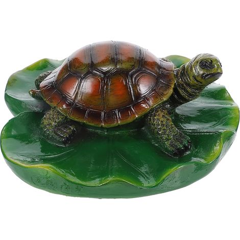 Statue de Tortue Flottante en Résine pour Aquarium et Bassin (1/5)