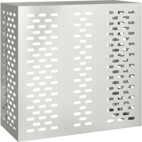 Housse de climatiseur Argent 110 x 50 x 105 cm Acier galvanisé (1/5)