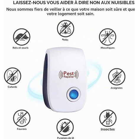 Ultrasonic Rodent Insect Repellent Ultrasonic Anti-Mosquito Mice and Rats Indoor Electronic Insect Repellent for Mice Rats Ants Spiders Mosquitoes (1/4)