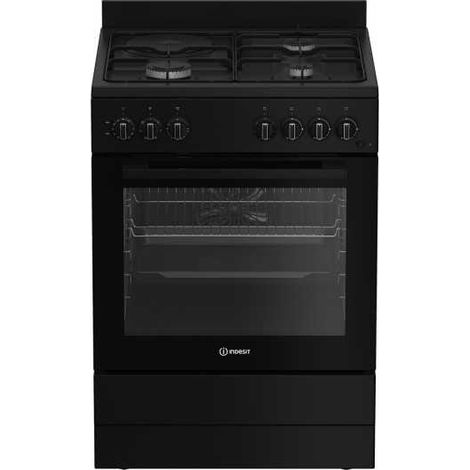 Cuisinière mixte Indesit I6M5PCB Noir