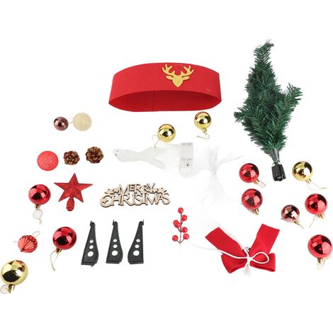 Weihnachtsbaumschmuck-Set, Weihnachtsbaumkugel-Set für Wohnzimmer, Esszimmer, Schlafzimmer, Büro (1/4)