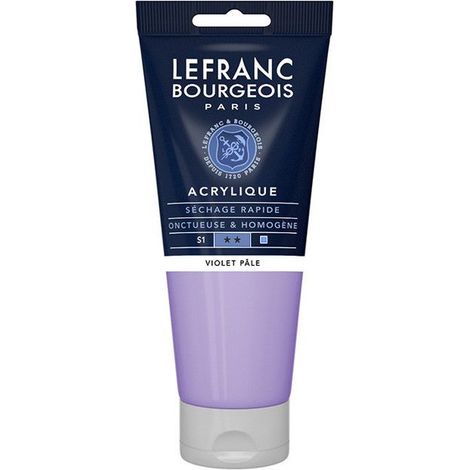 Peinture Acrylique en tube - Violet pale - 200ml - Lefranc & Bourgeois (1/2)