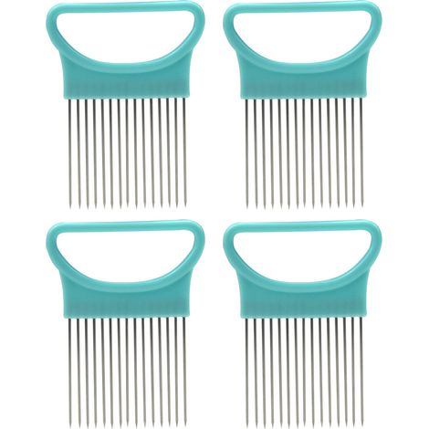 Coupe-Oignon - Support pour Oignon avec Couteau en Acier Inoxydable - Pour Cuisine Intérieure et Extérieure - 1 Pièce (1/5)