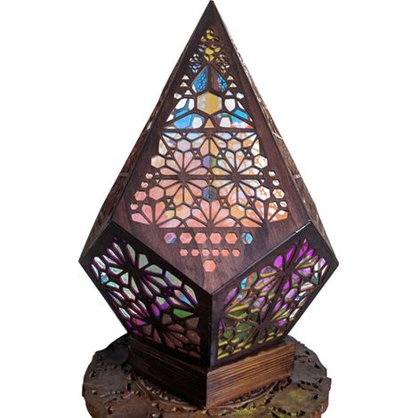 Stehlampe aus Kunststoff im Bohème-Stil, Dekorationsgeschenk für Zuhause und Garten