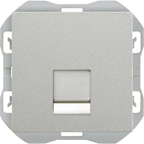 SIMON 270 RJ45-Abdeckung mit Aluminiumstecker 20000187-093