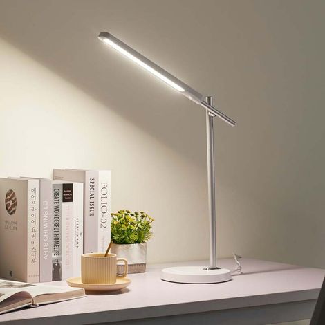[GEBRAUCHT] B-Ware Lindby Tischleuchte Valtorin LED Lampe dimmbar höhenverstellbar weiß (1/2)