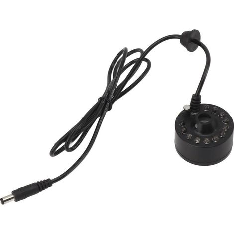 Brumisateur 12LED perles colorées, Interface DC 5V, fontaine d'eau à ultrasons étanche, brumisateur pour étang, fête d'halloween (1/5)
