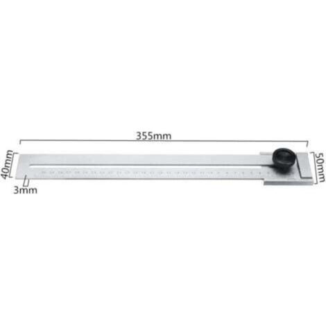 Jauge de marquage de coupe de vis 0-200 mm/0-250 mm/0-300 mm pour le travail du bois, la mesure de l'acier au carbone, outil de jaugeage de 0.1 m