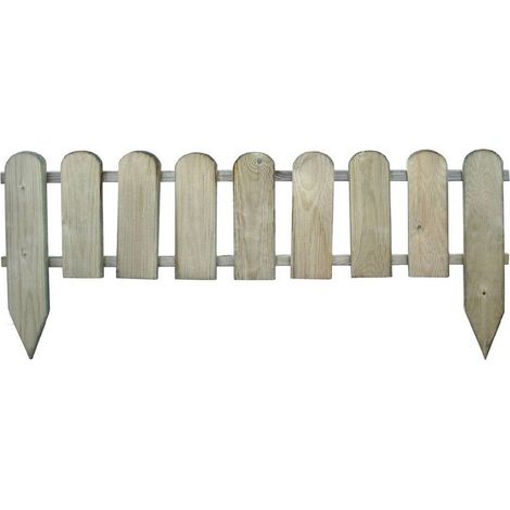 STECCATO IN LEGNO 'INGLESE I' cm. 110 x 3,2 x h.28/45
