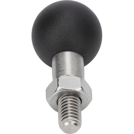 Support de téléphone pour moto à rotule en acier inoxydable et caoutchouc, installation facile, adaptateur à rotule M8 (1/5)