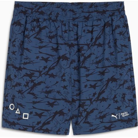 Puma X Squid Game AOP Relaxed Herrenshorts 6'' Marineblau 63075816 R M (1/2)