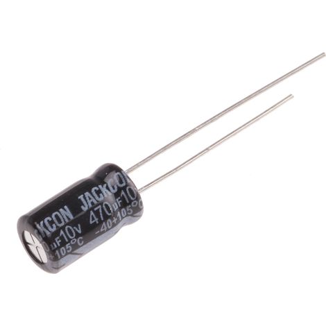 Condensateur RS PRO 470µF, 10V c.c.