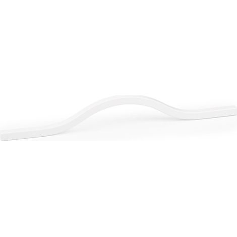 Tirador para mueble Brave 0452 - Blanco mate / 160mm / Intereje 128mm.