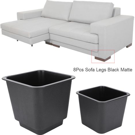 Pieds de canapé en plastique, pieds d'armoire, pieds de canapé KR-P0246, accessoires de meubles en plastique.